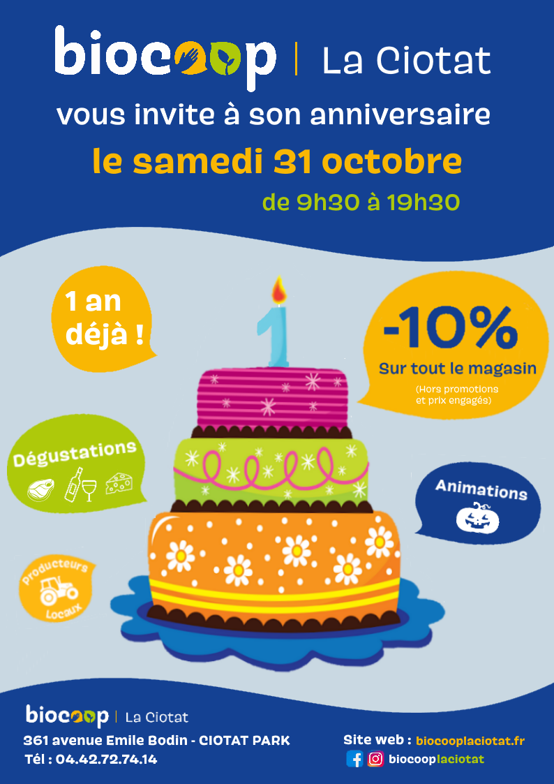 Anniversaire : 1 an déjà !